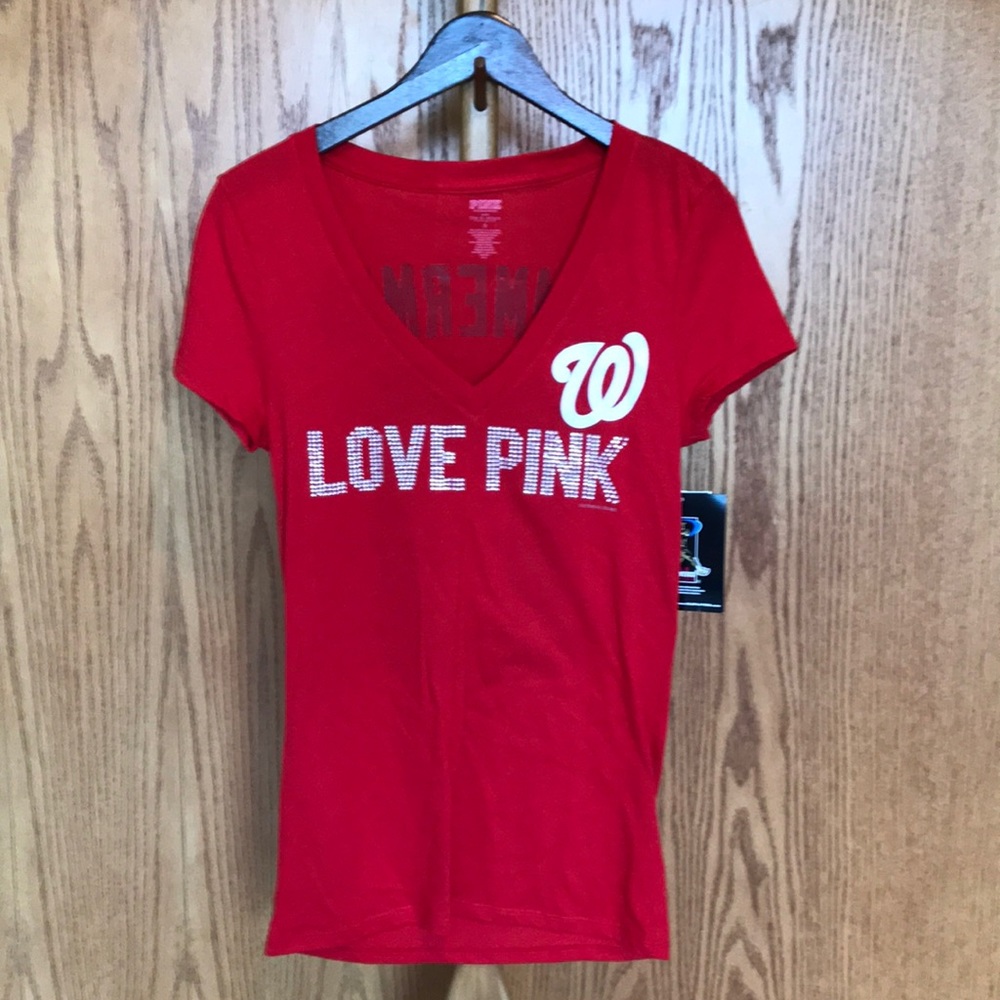 NWT-Nationals shirt by Victoria’s Secret pink line